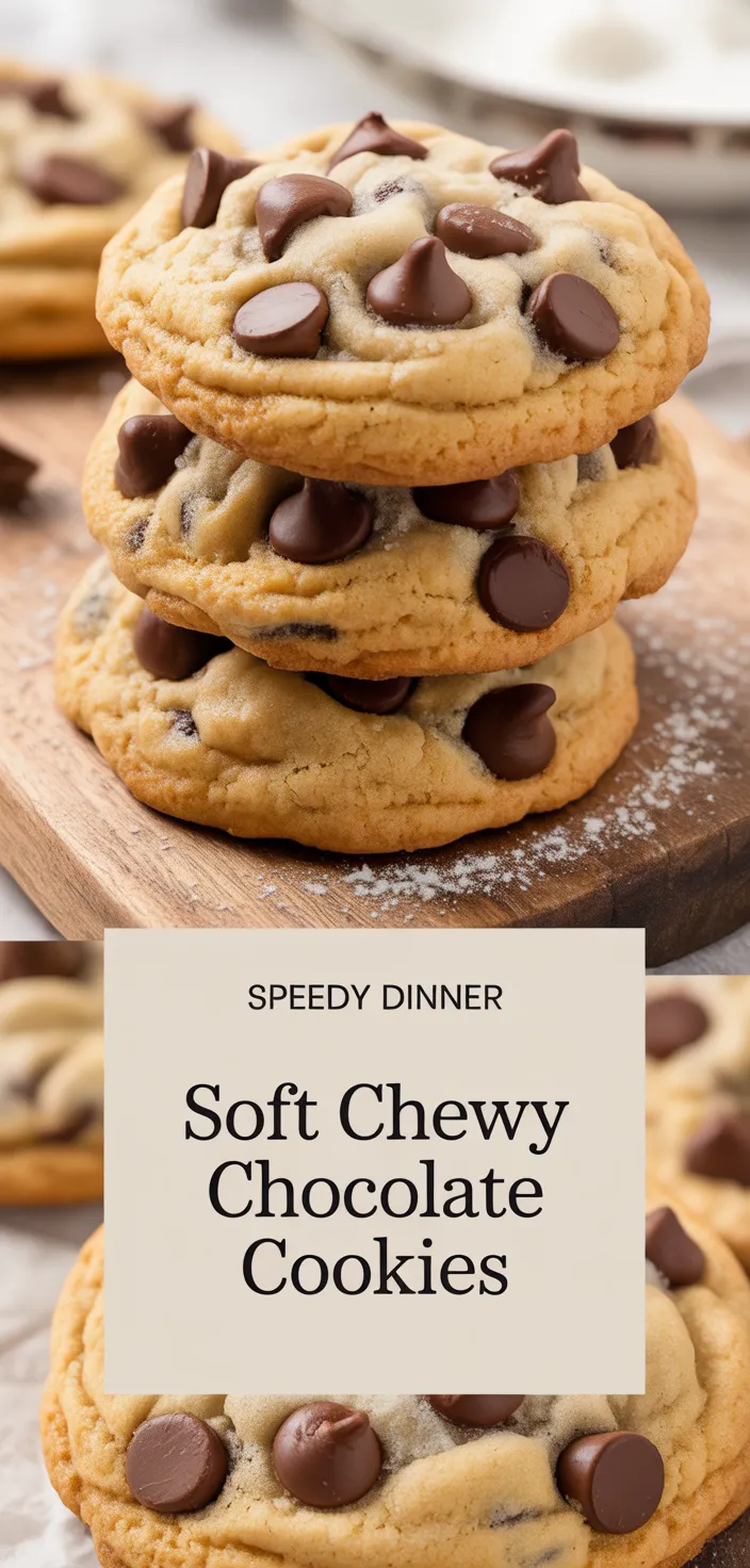 A photo of Perfect Soft And Chewy Chocolate Chip Cookies Recipe And Tutorial
