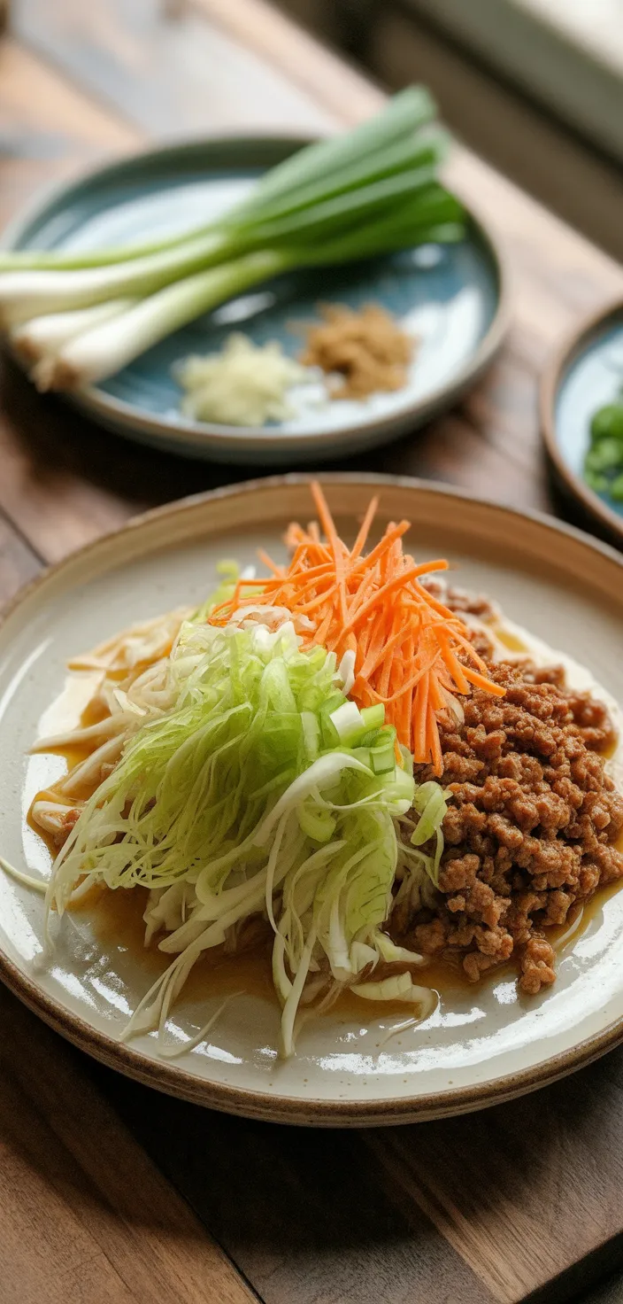 Ingredients photo for Easy Inside Out Egg Roll In A Bowl Recipe
