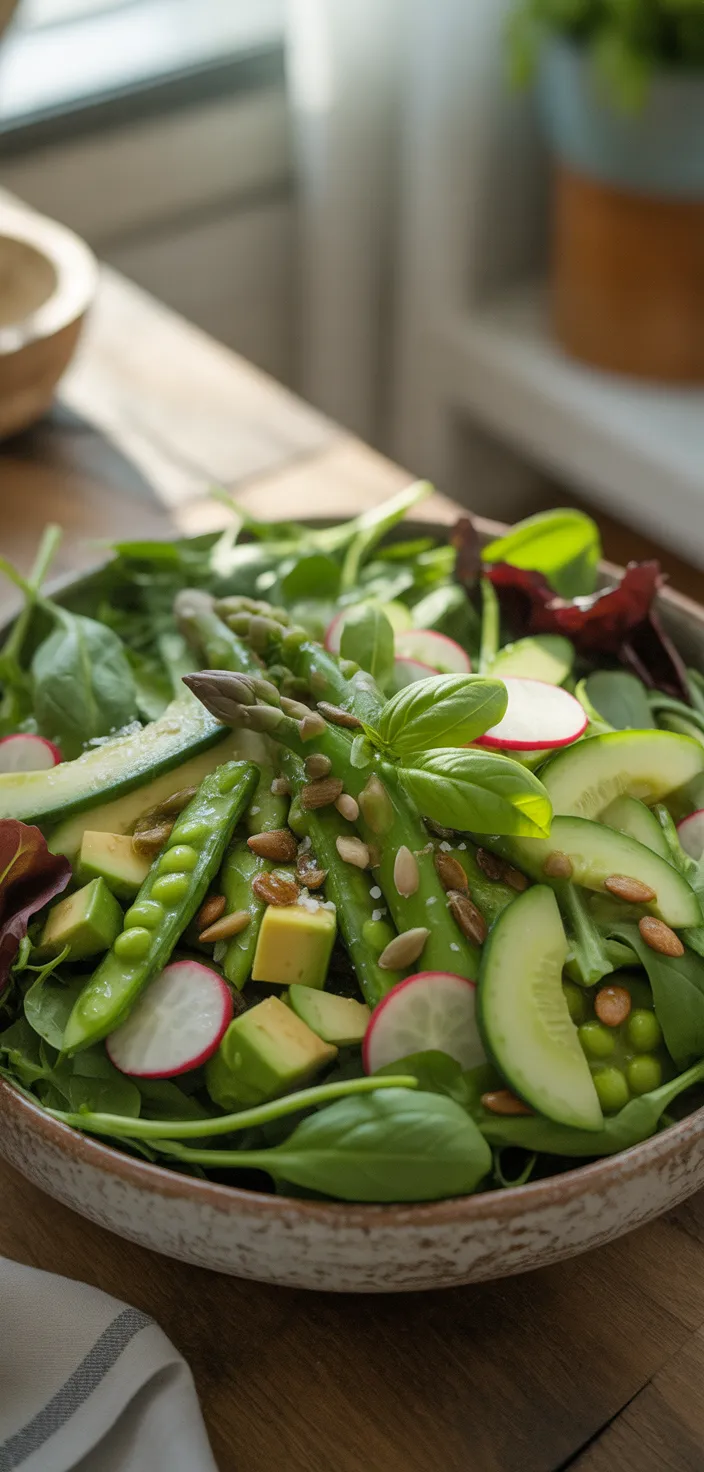 Ingredients photo for Everything Spring Green Salad Recipe