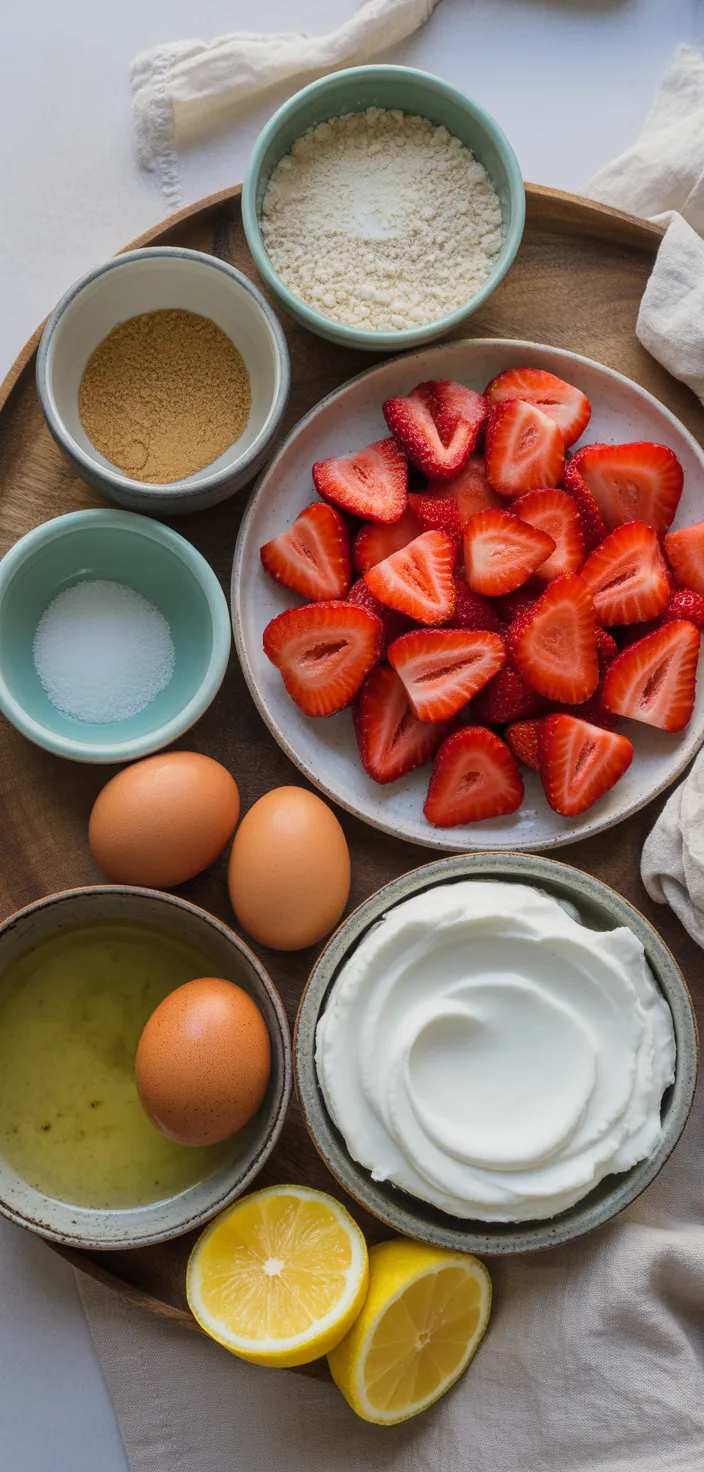 Ingredients photo for Keto Strawberry Cake Recipe