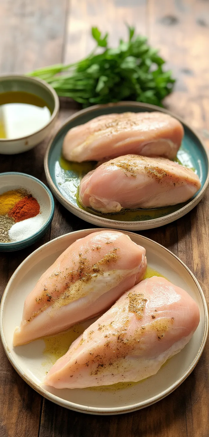 Ingredients photo for Oven Baked Chicken Breast Recipe